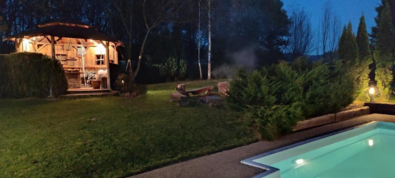 Dom Grabowa Z Sauna I Podgrzewanym Basenem Gilowice  Dış mekan fotoğraf
