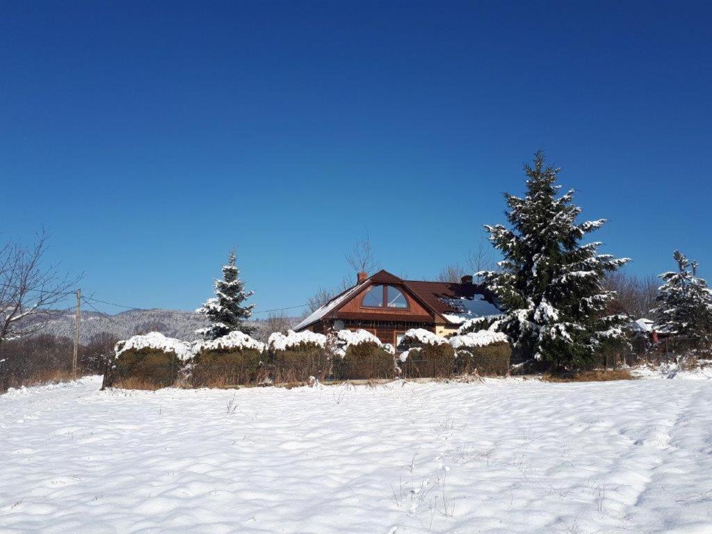 Dom Grabowa Z Sauna I Podgrzewanym Basenem Gilowice  Dış mekan fotoğraf